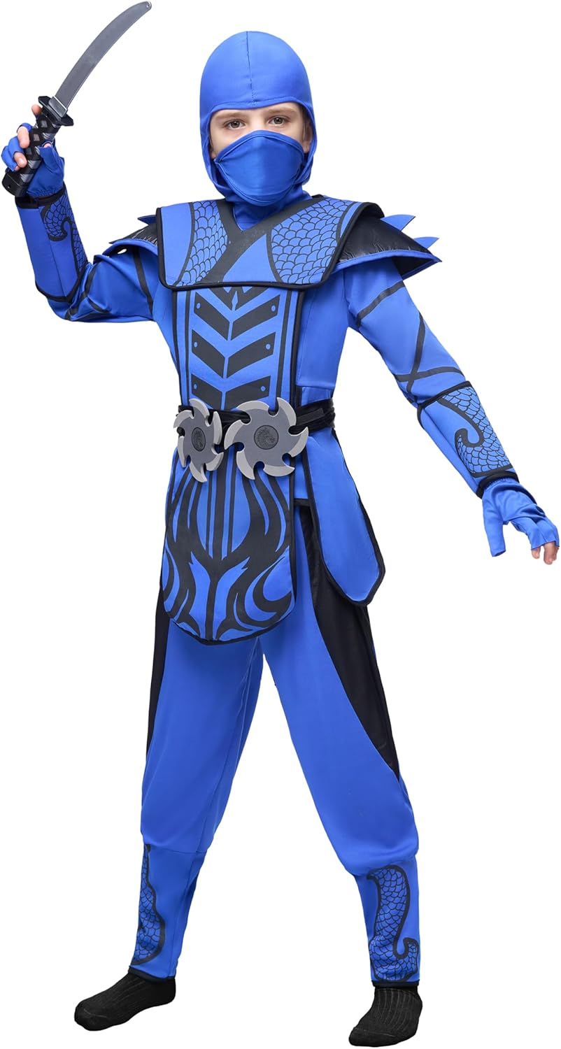 Spooktacular Kids Halloween Ninja Costume for Boys