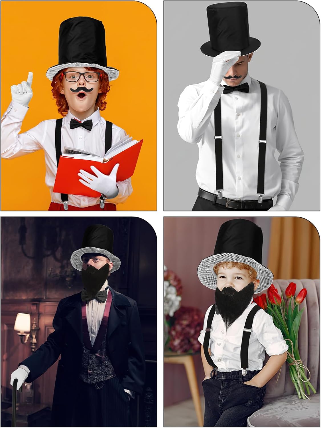 Gatsby 1920s Cosplay Accessories Mens Gentleman Set