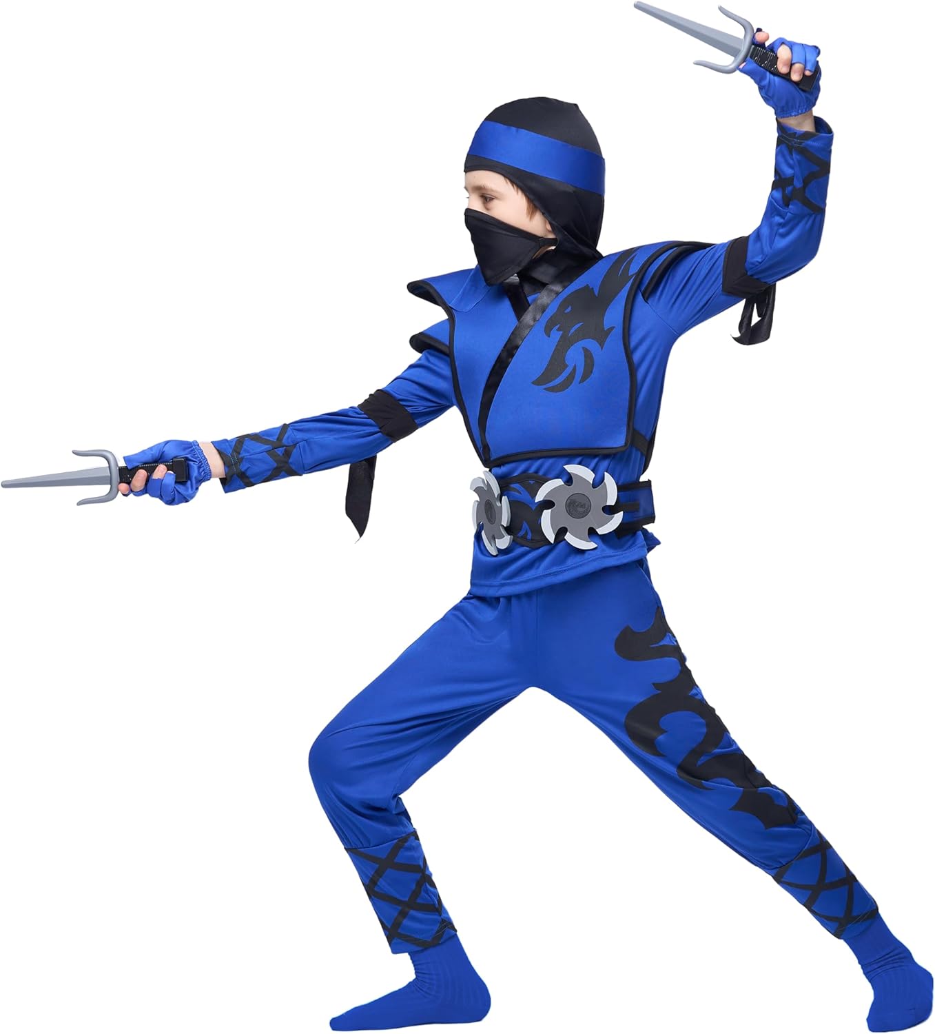 Spooktacular Creations Kids Birdy Blue Ninja Costume for Boys