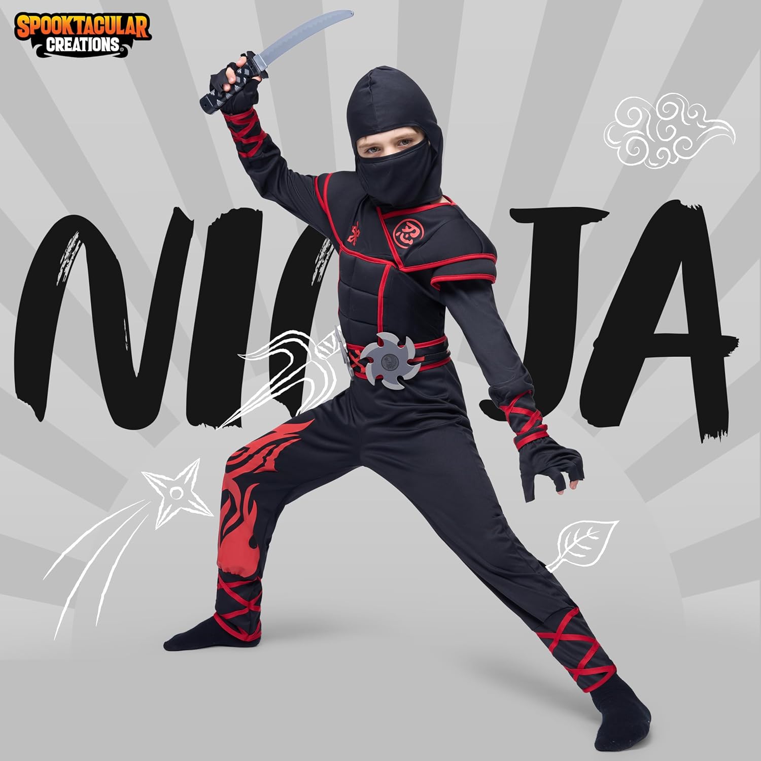 Spooktacular Kids Muscle Ninja Daily Series Costumes