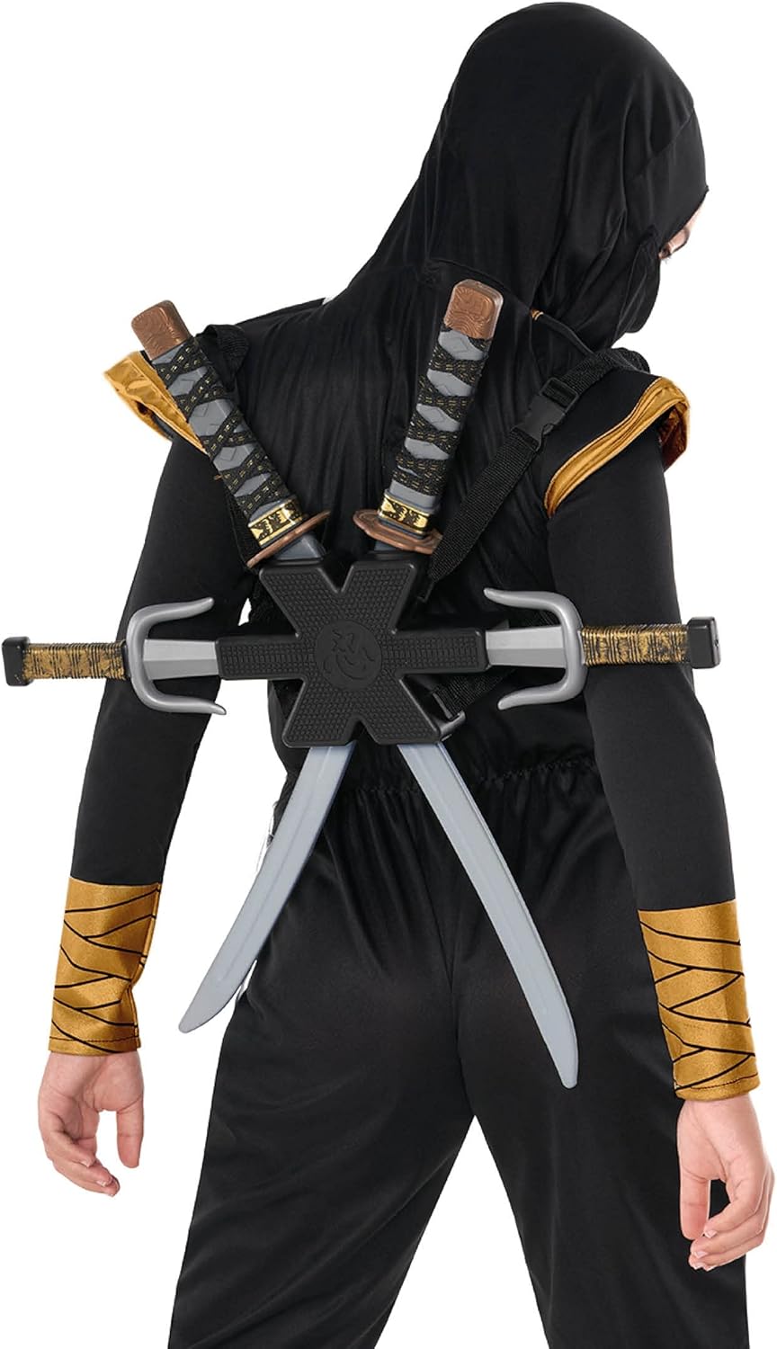 Morph Deluxe Ninja Costume for Kids Boys Set with Accessories