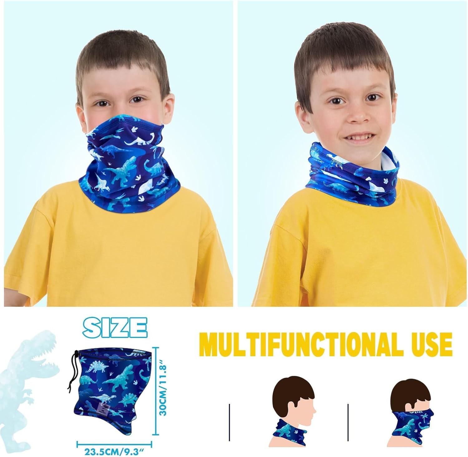 Kids Ski Mask Winter Fleece Neighborhood Heads