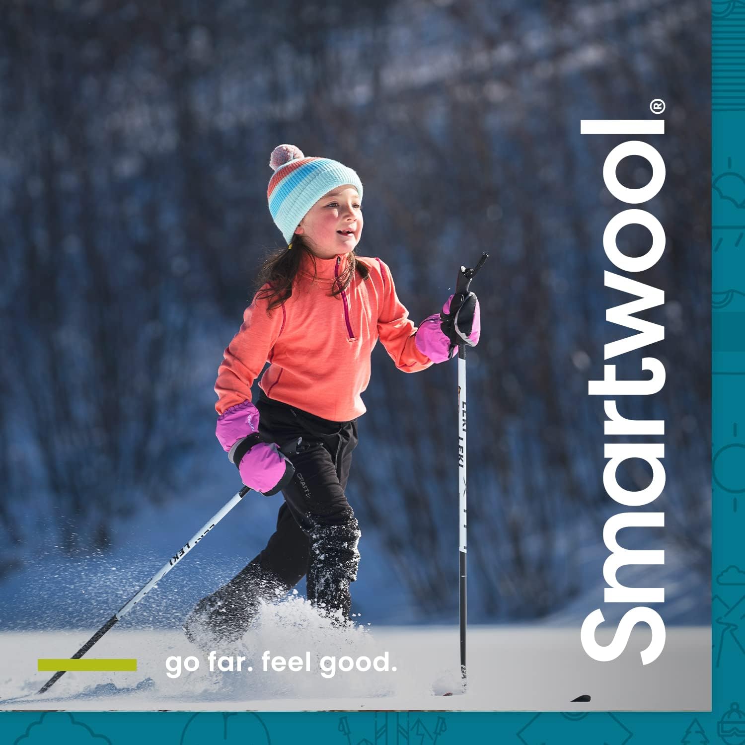 Smartwool Merino Balaclava 250 Soft Warm Neck Gaiter for Girls 4-6