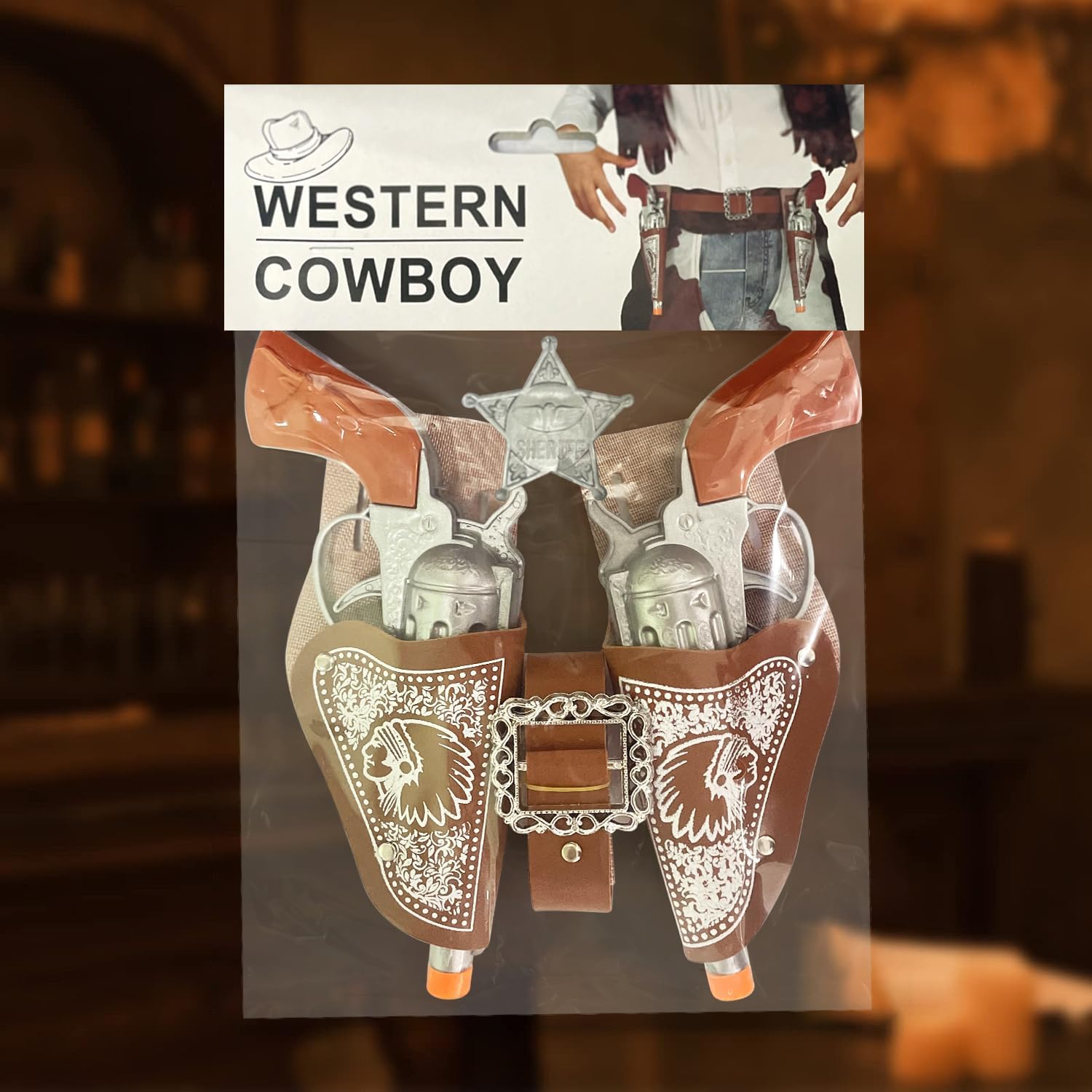 SeptCity Cowboy Dress-up Set