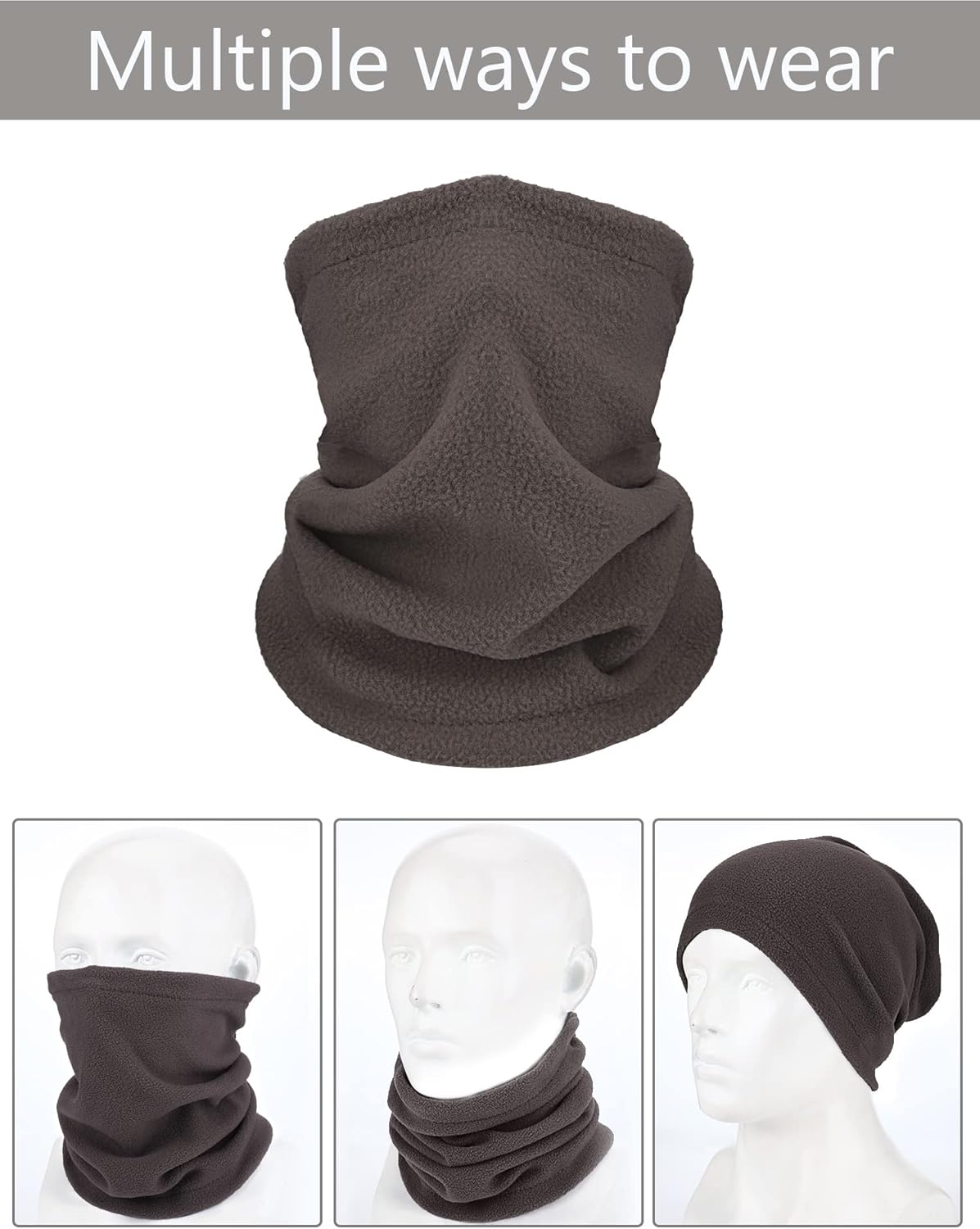 4-Piece Kids Winter Neck Gaiters
