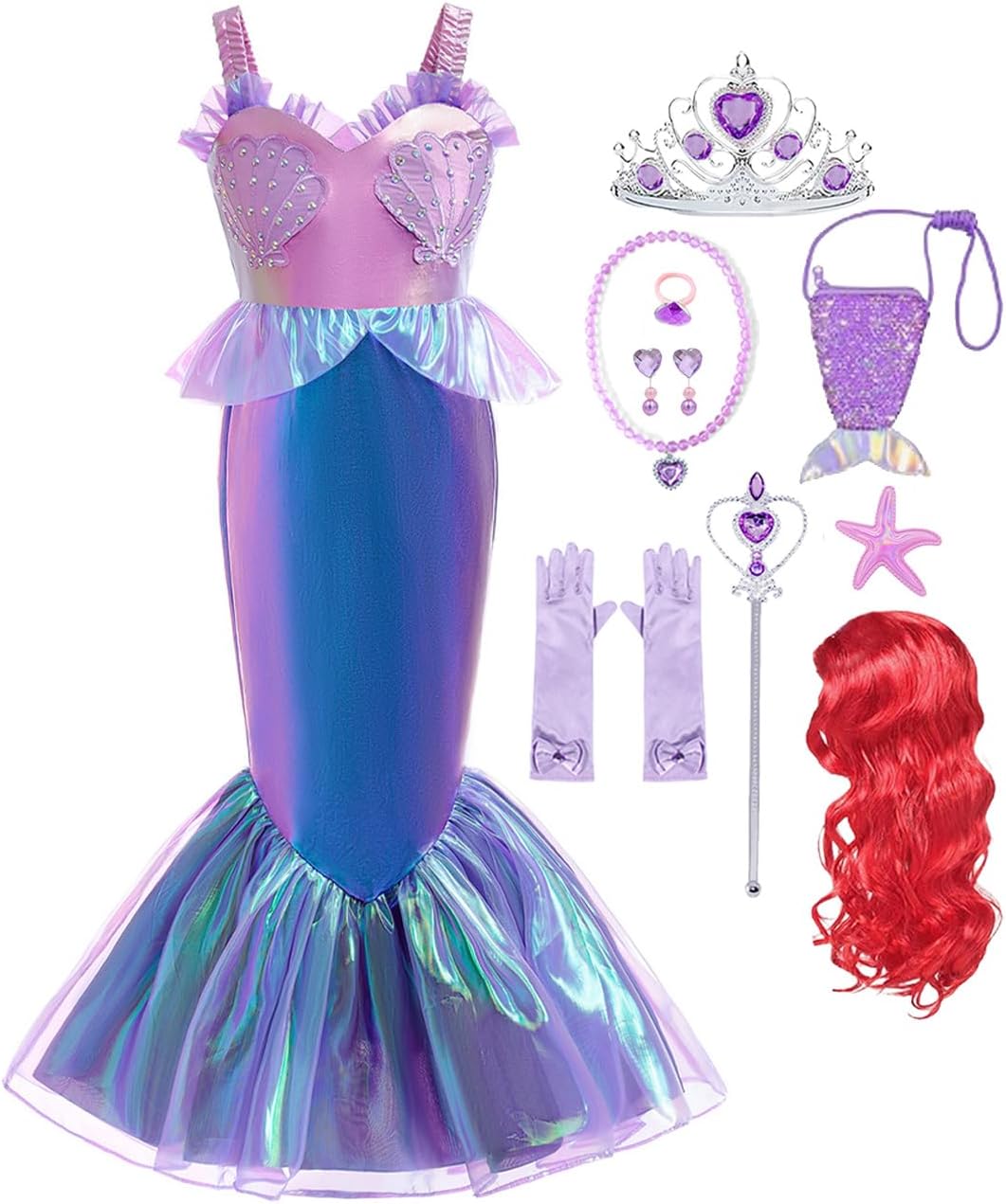 Mermaid Princess Little Mermaid Costume for Girls