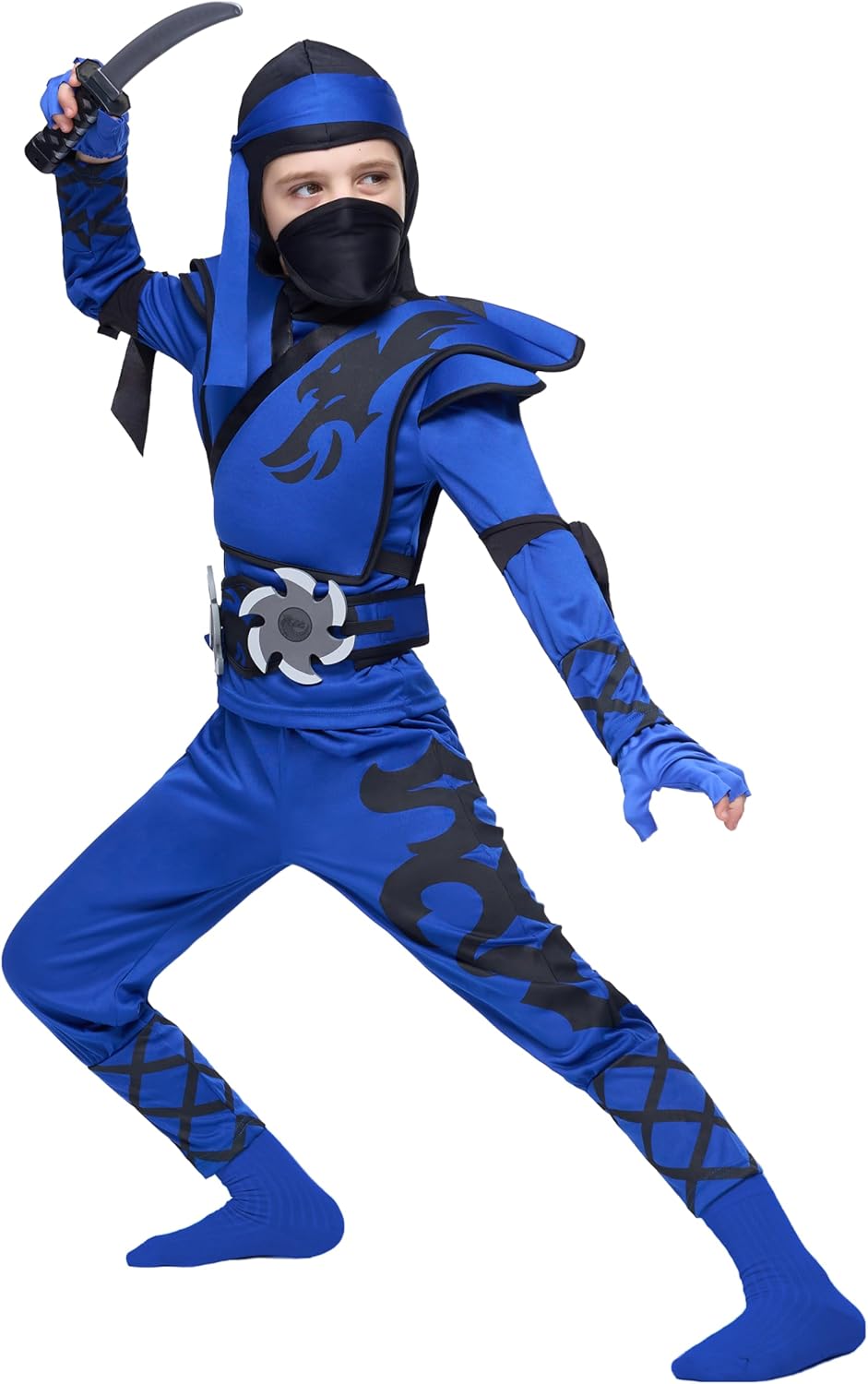Spooktacular Creations Kids Birdy Blue Ninja Costume for Boys