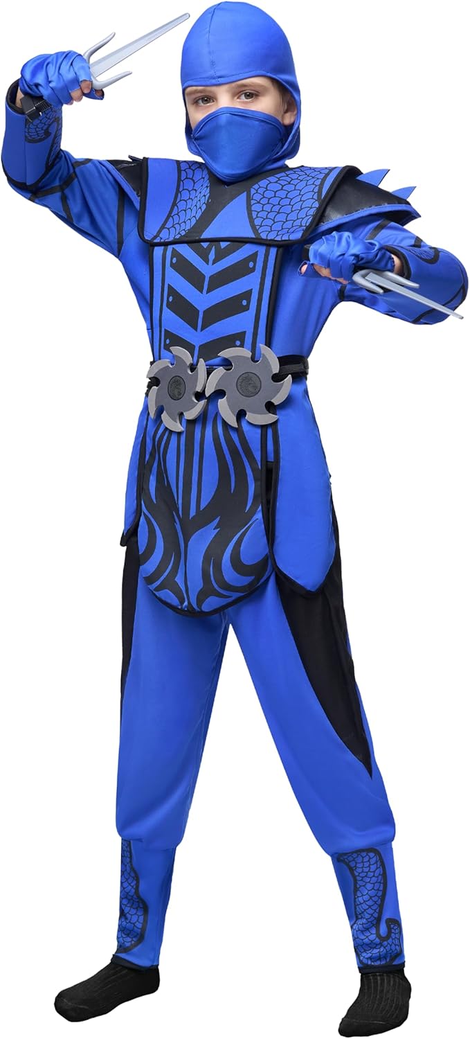 Spooktacular Kids Halloween Ninja Costume for Boys