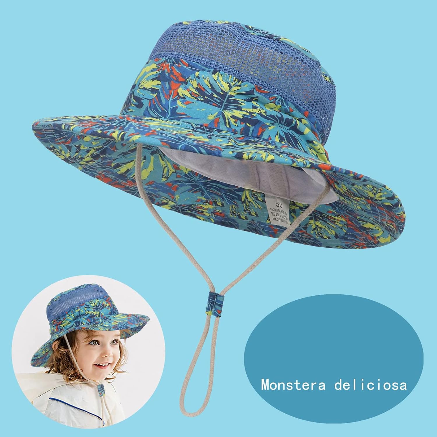 Kids Fisherman Hat Light breathable sun protection