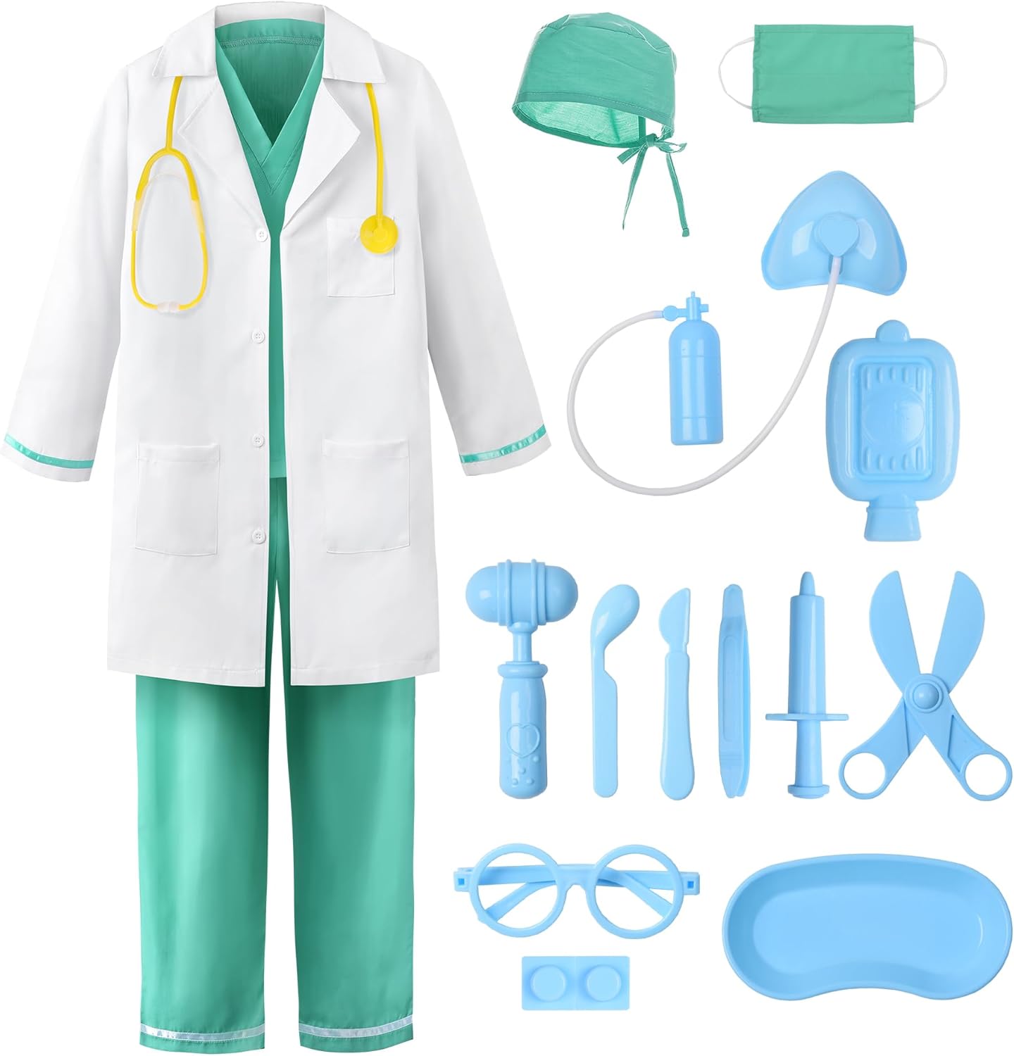 ReliBeauty Doctor Costume Kids Set