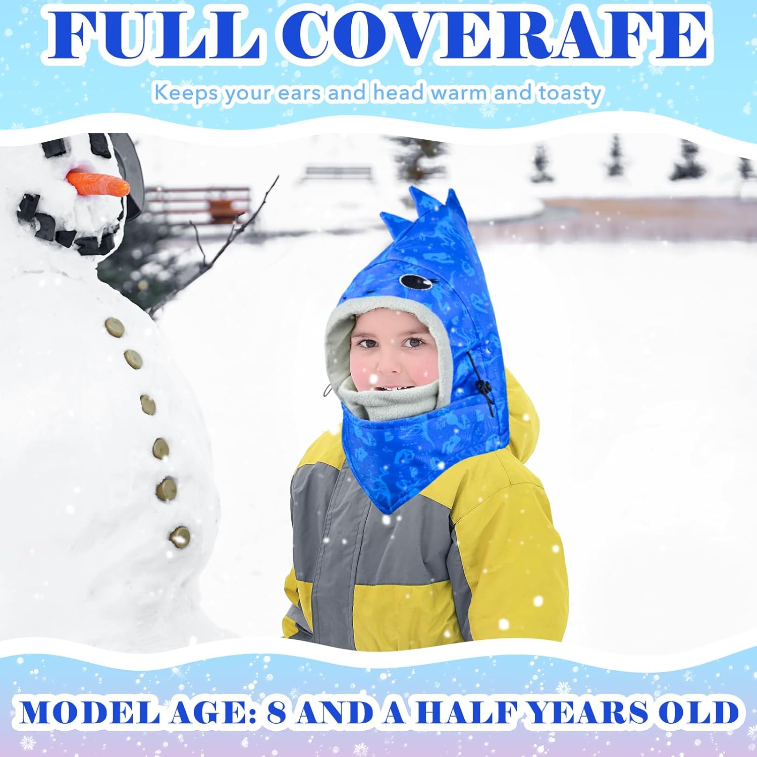 Kids Winter Windproof Hat Unisex for Skiing