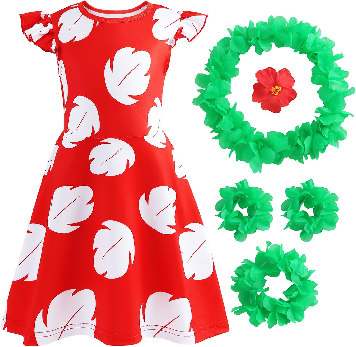 Hawaiian Princess Party Costume Dress
