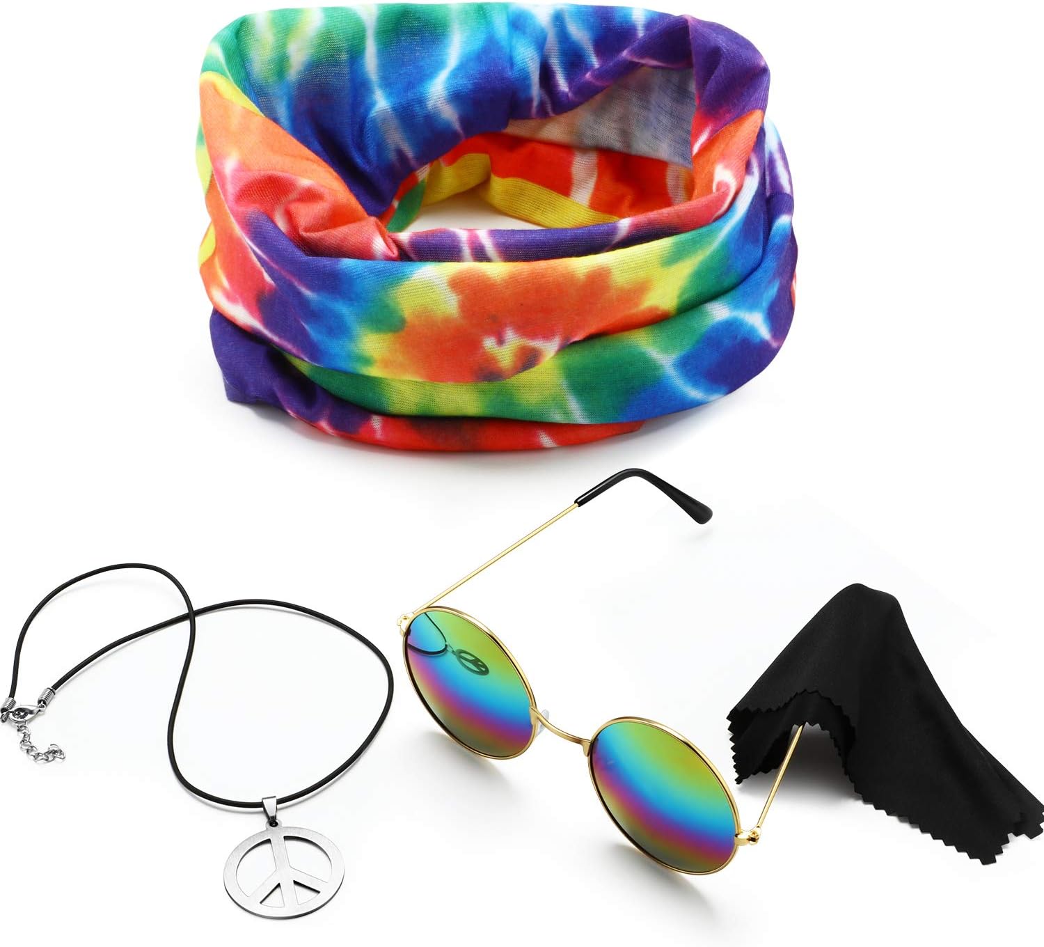 Stylish Hippie Costume Set for Boys Perfect for 60s 70s Party