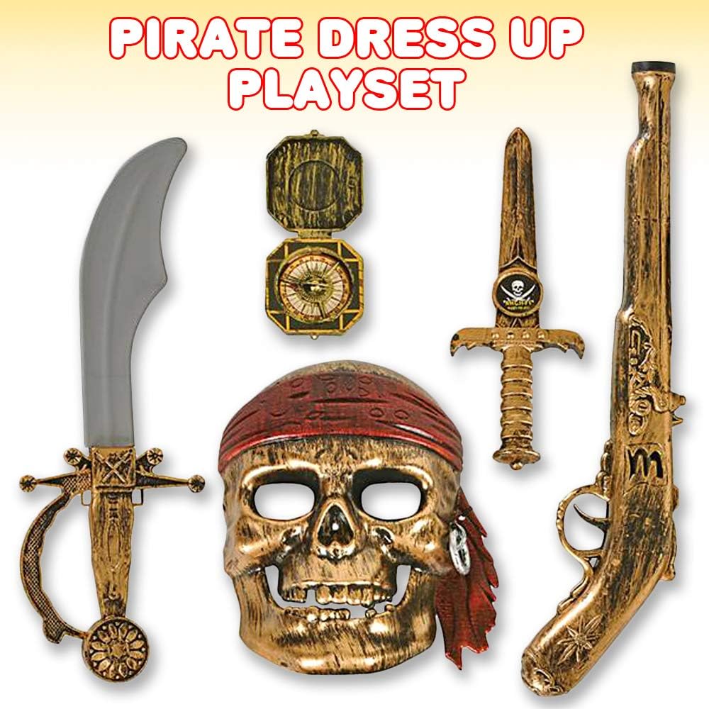 ArtCreativity Pirate Play Set for Kids 5PC
