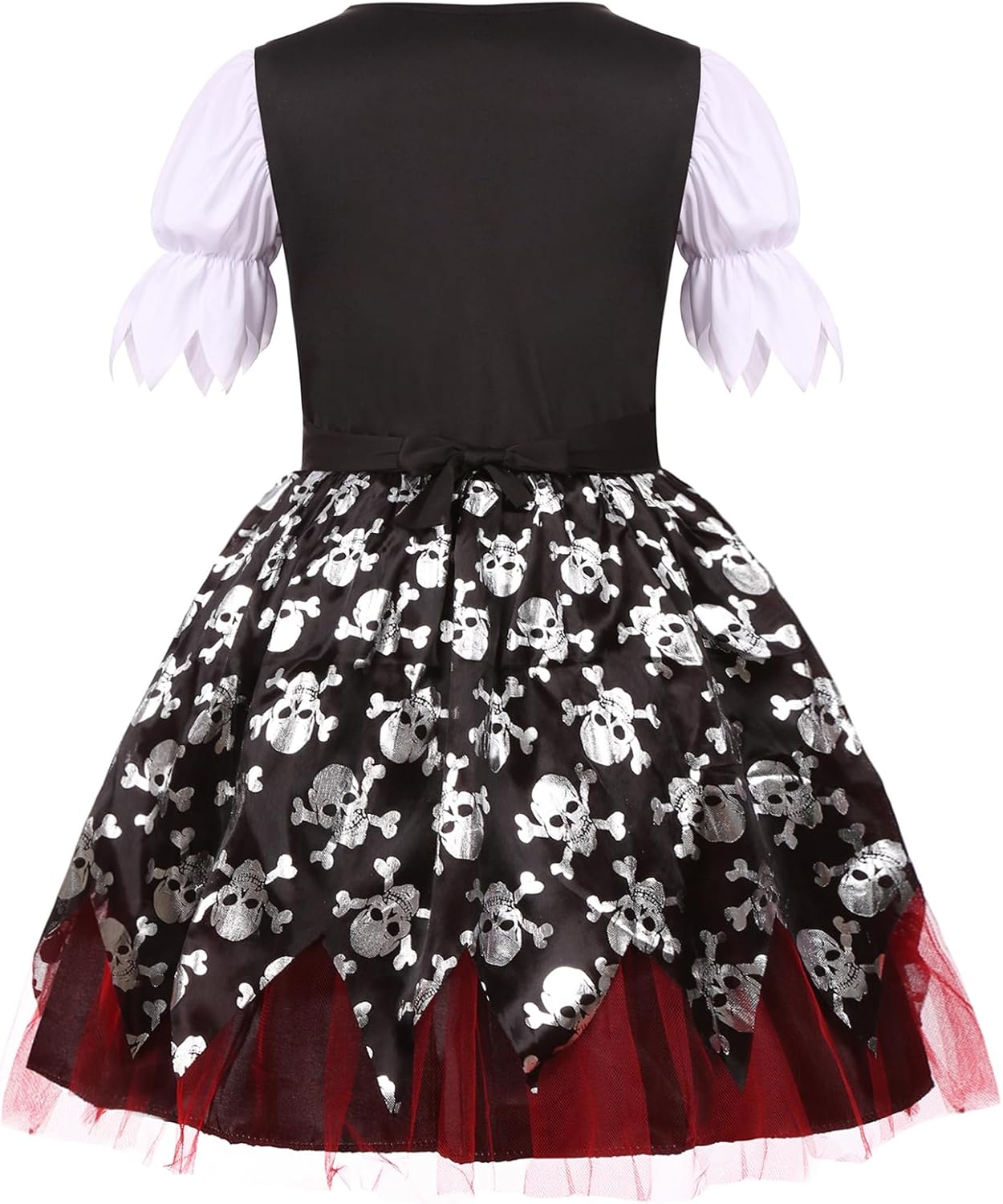 Kids Pirate Costume Girls DeluxeBuccaneer Princess Costume Dress Set for Halloween Party