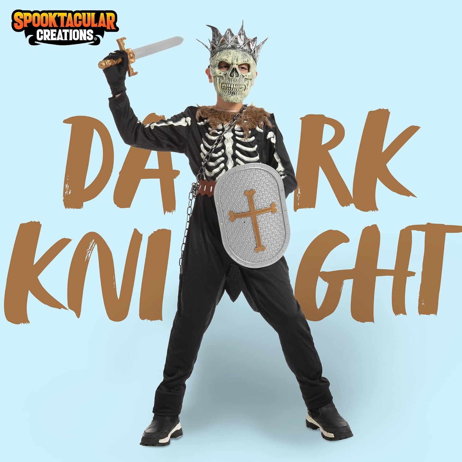 Halloween Skeleton Knight costume for boys