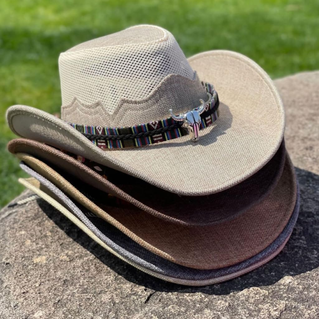 Stylish Sun-Proof Western Cowboy Hat for Men Women