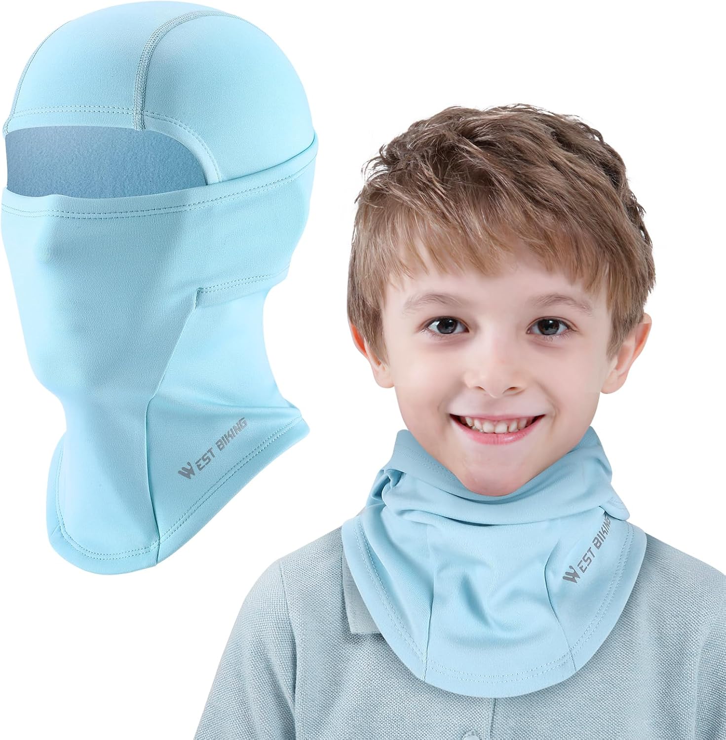 ICOCOPRO Kids Windproof Thermal Face Mask - Balaclava for Skiing More