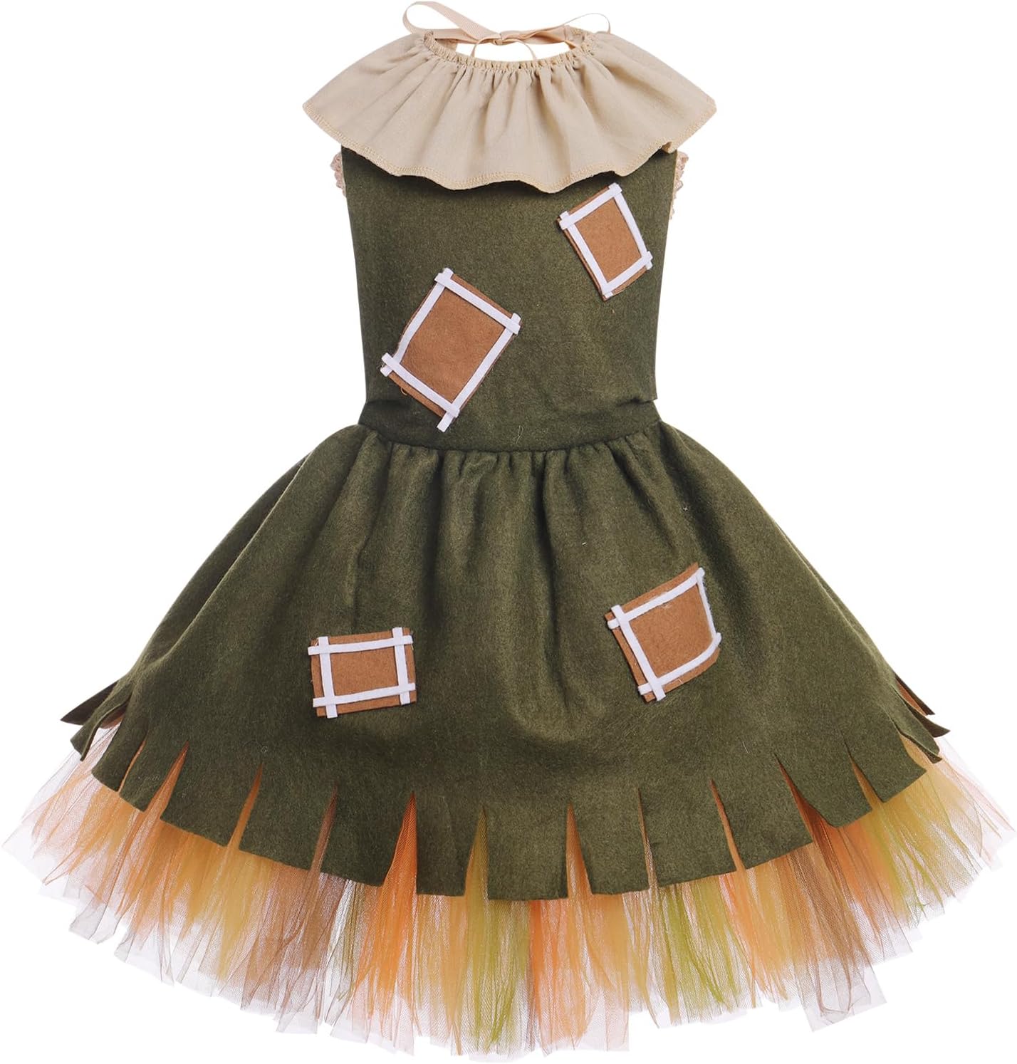 Elegant Ruffle Tulle Halloween Costume for Girls