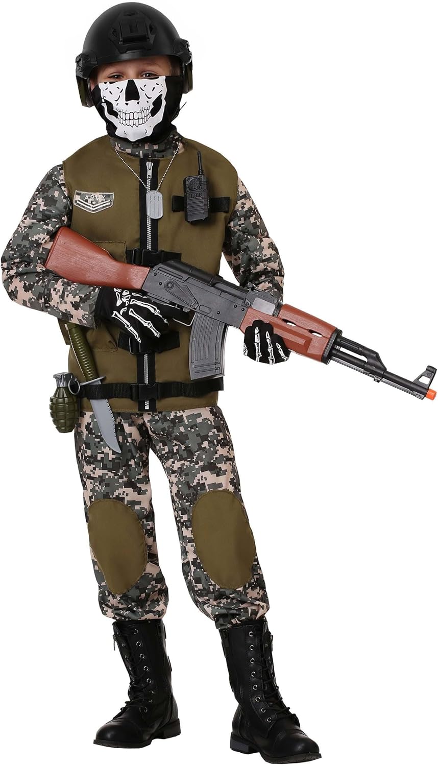 Kids Camo Trooper Costume