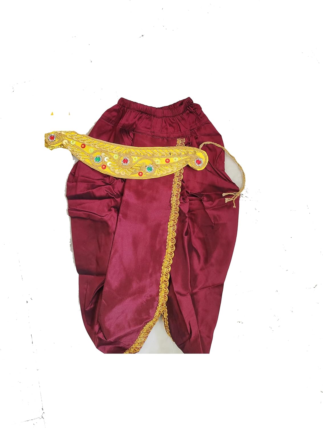 Lord Krishna Costume for Boys - Silk Dress