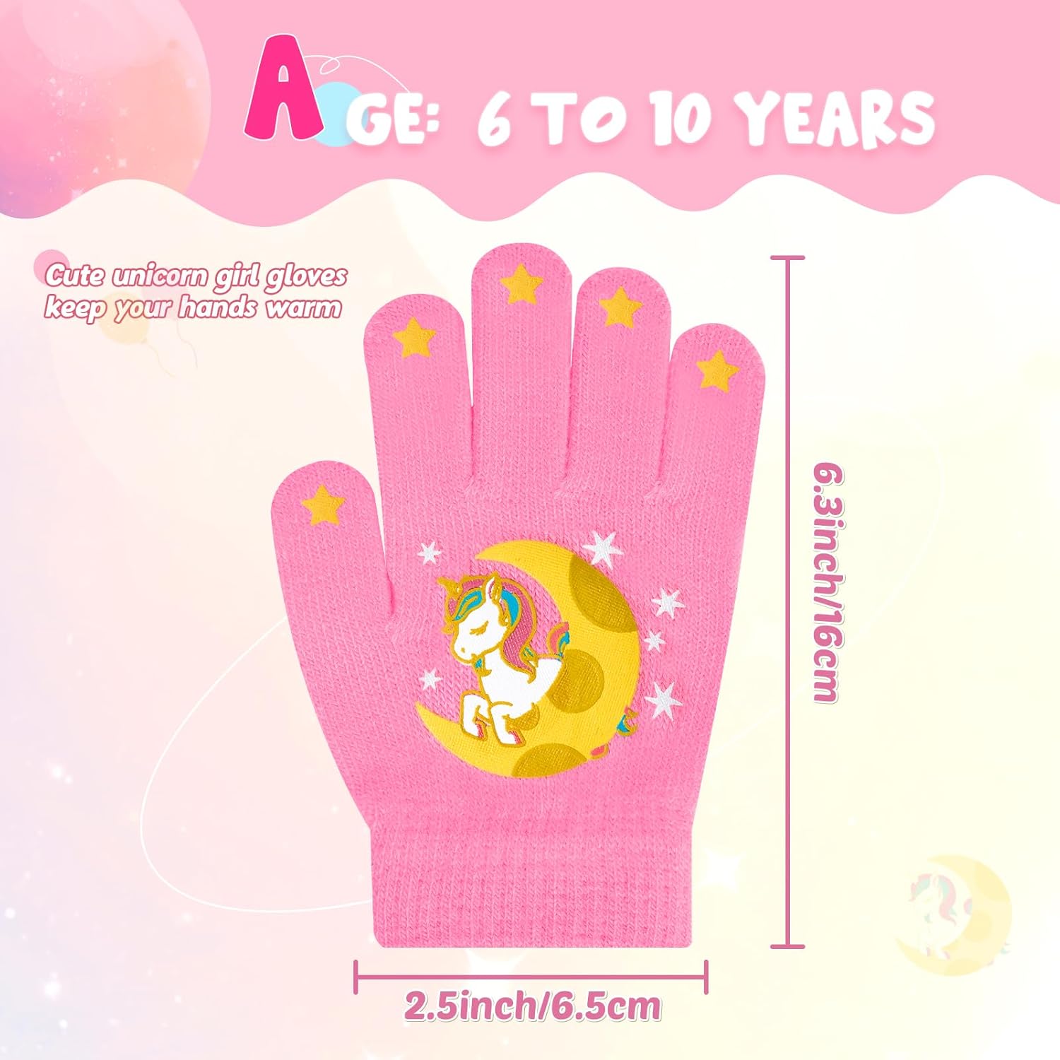 Knitted Winter Gloves for Kids