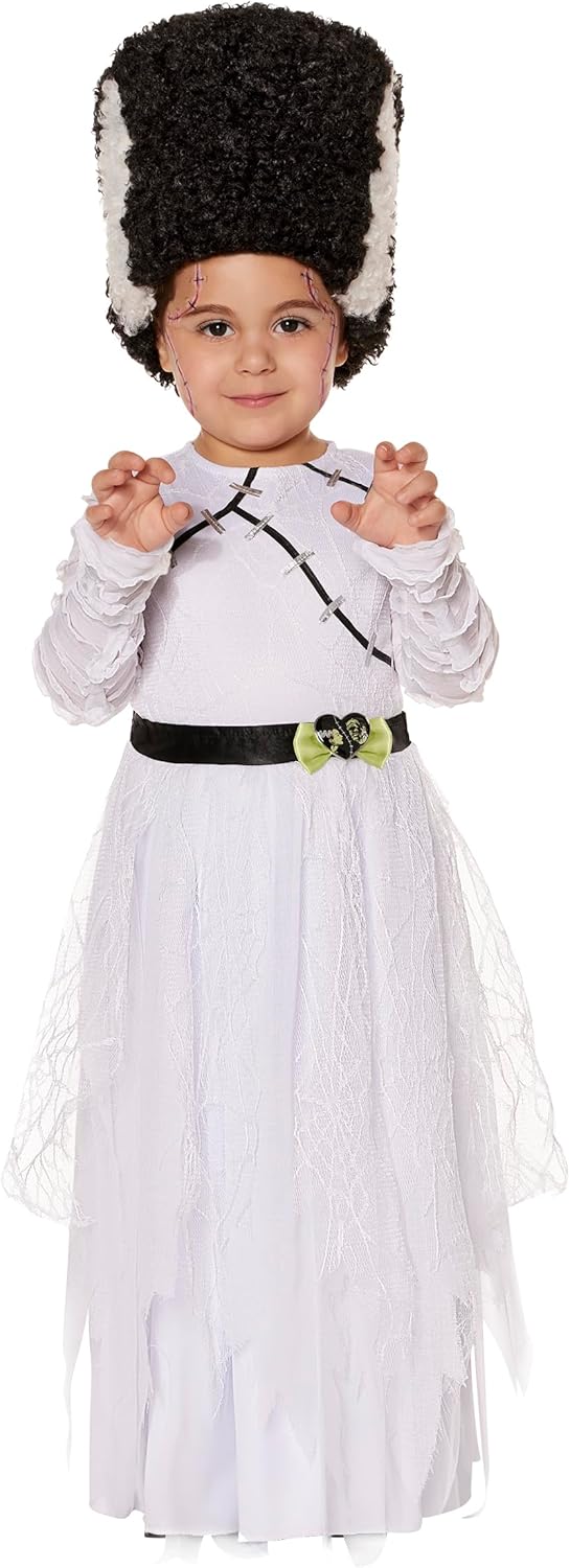 Bride of Frankenstein Toddler Costume - Scary Cute Halloween Look