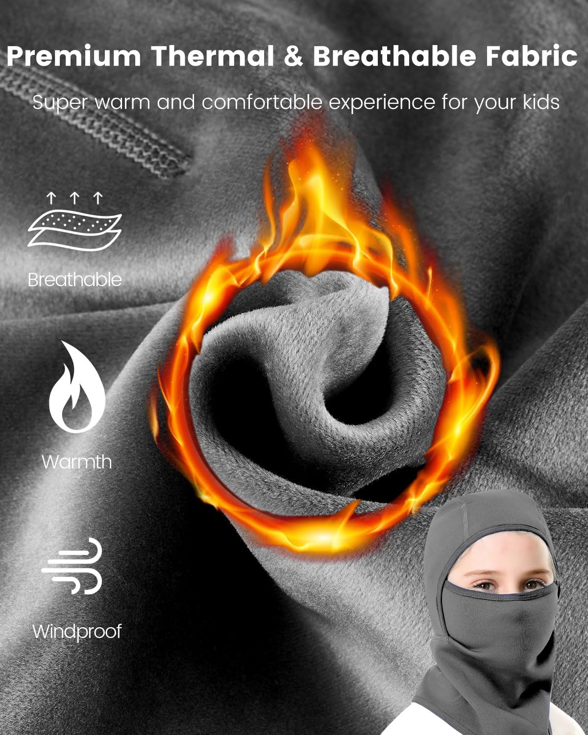 Aegend Kids Balaclava Face Mask