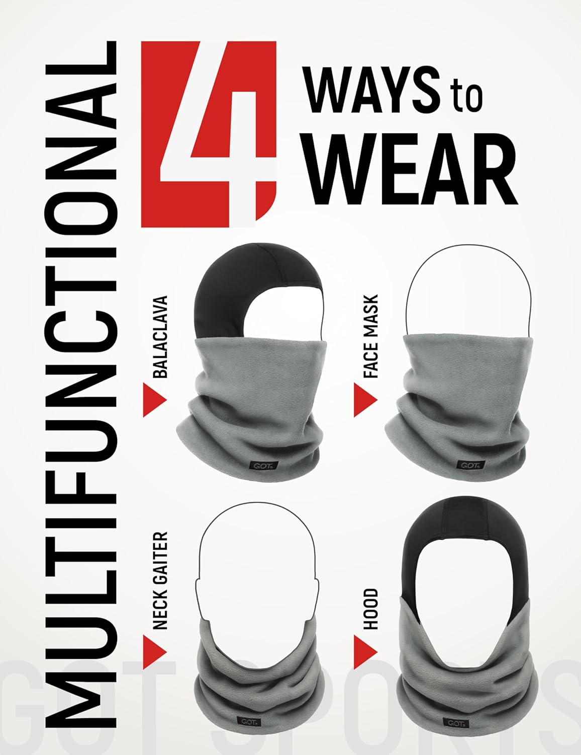 Comfortable Warm Kids Ski Mask Balaclava Winter