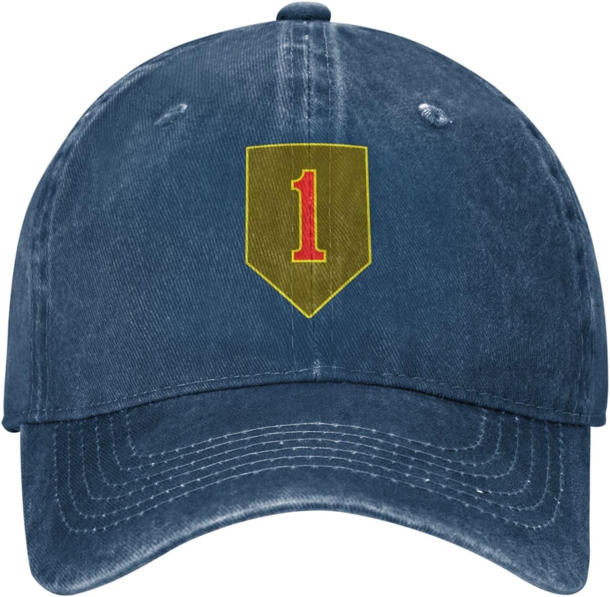 RTATBY 1st Infantry Division Combat Badge Baseball Cap