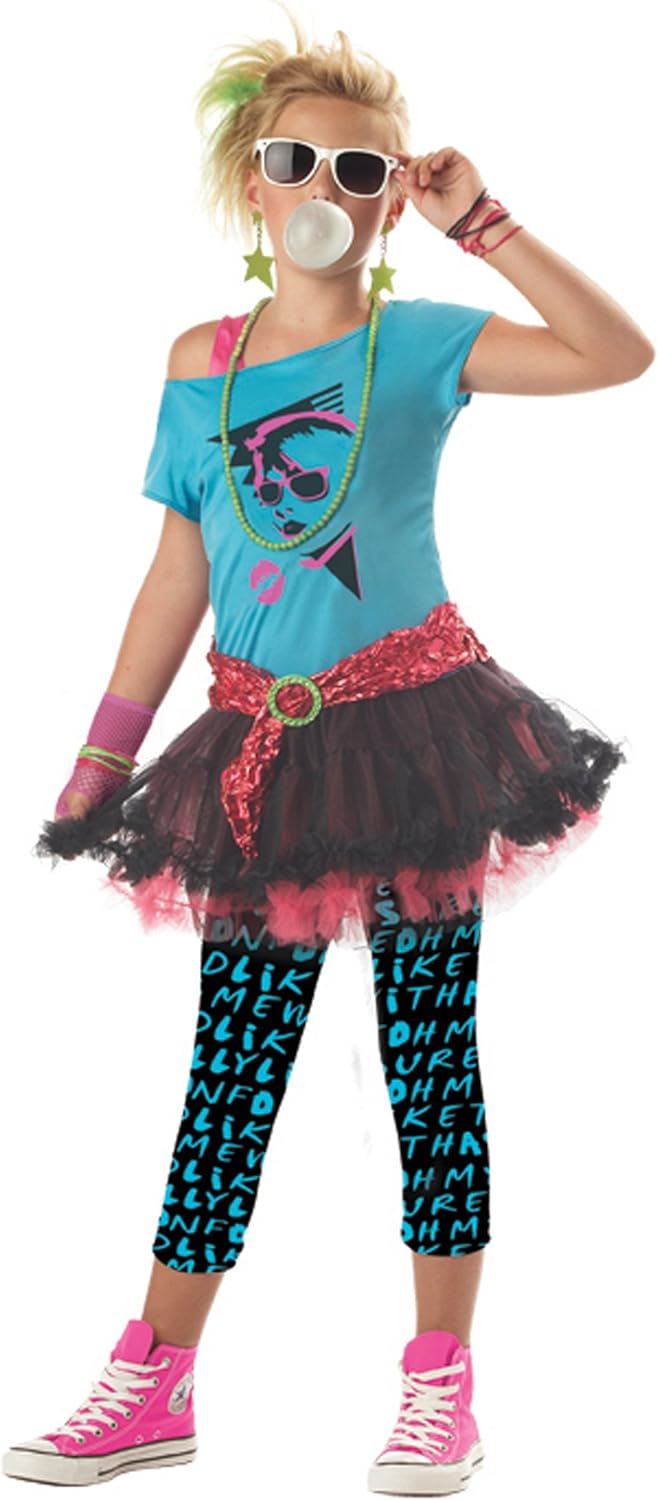 Buster Rockstars 80s Valley Girl Child Costume