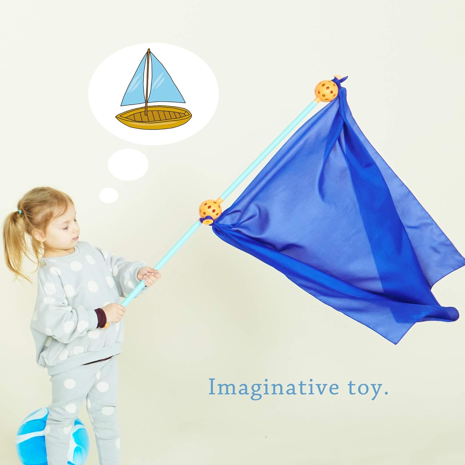 Kizihaus Play Scarves Set of 6 with Storage Bag