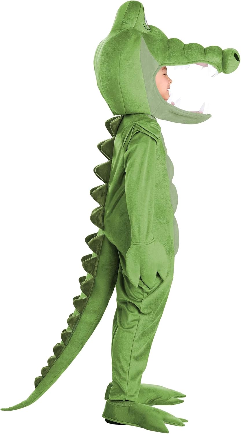 Adventurous Kids Tick-Tock the Crocodile Costume Halloween Jumpsuit Built for Fun