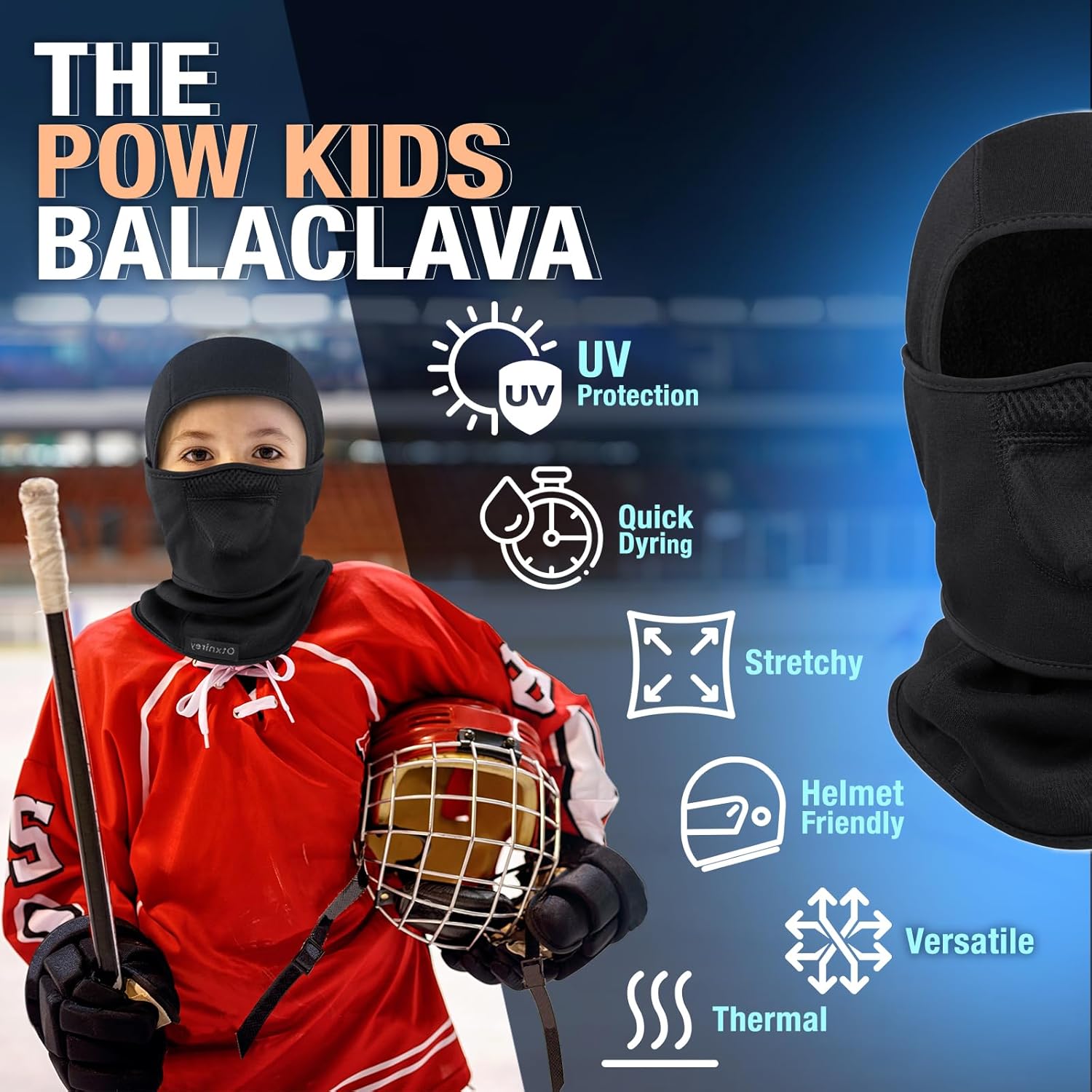 Warm Balaclava Ski Mask for Kids Windproof Comfortable