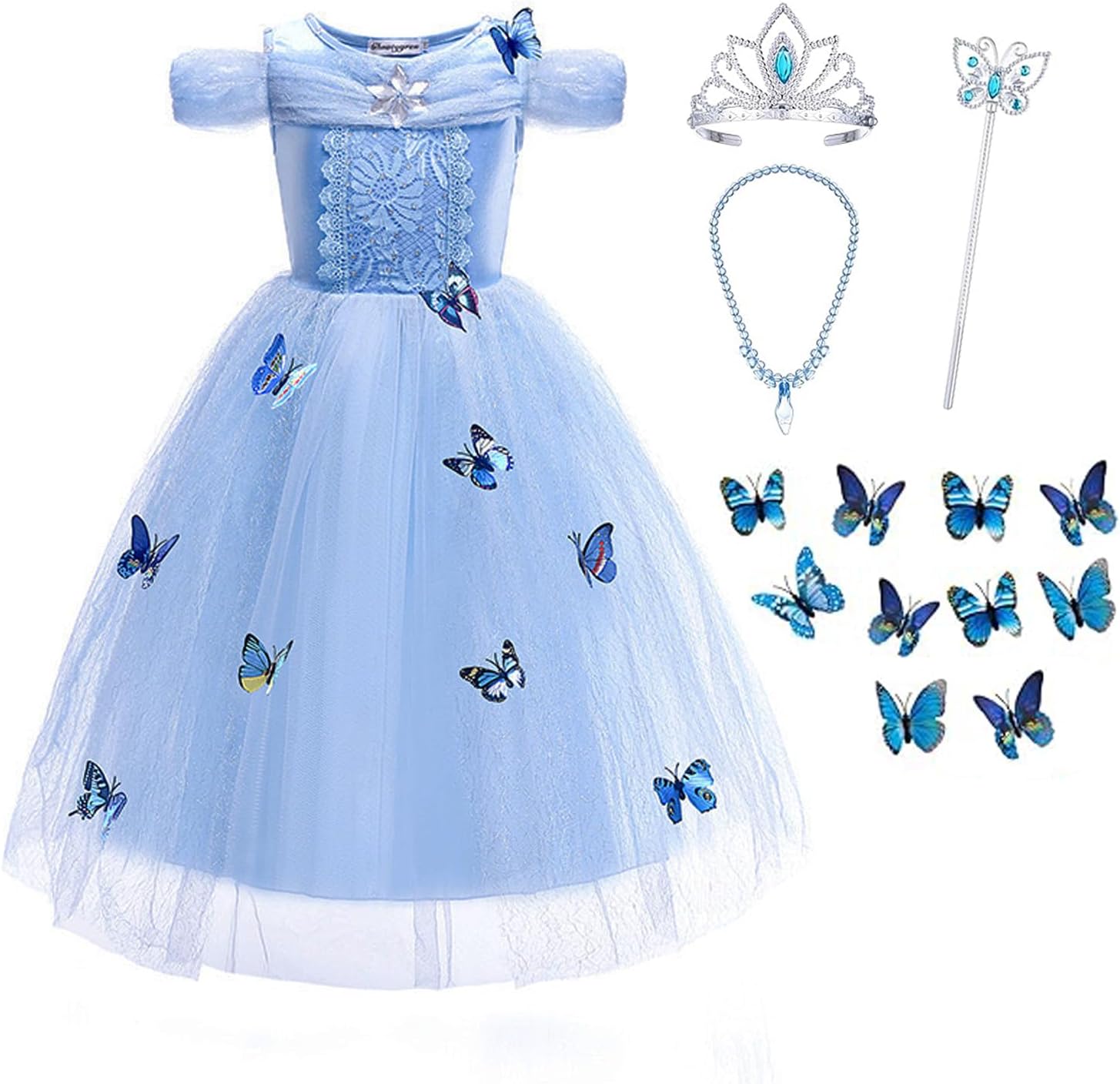 Familycrazy Princess Costume Girls Dress Up Butterfly