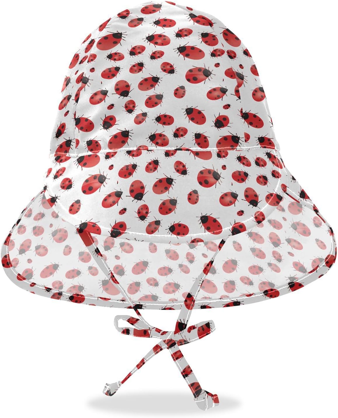 Sun Protection Baby Hat Red Ladybug