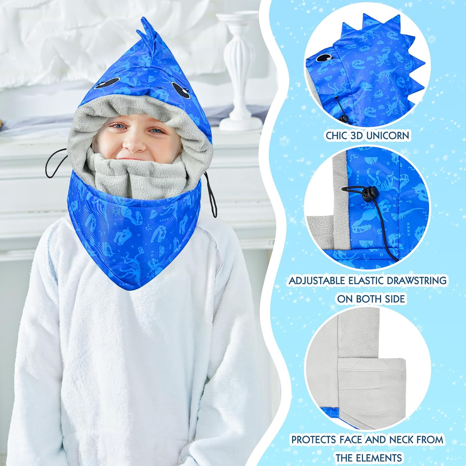 Kids Winter Windproof Hat Unisex for Skiing