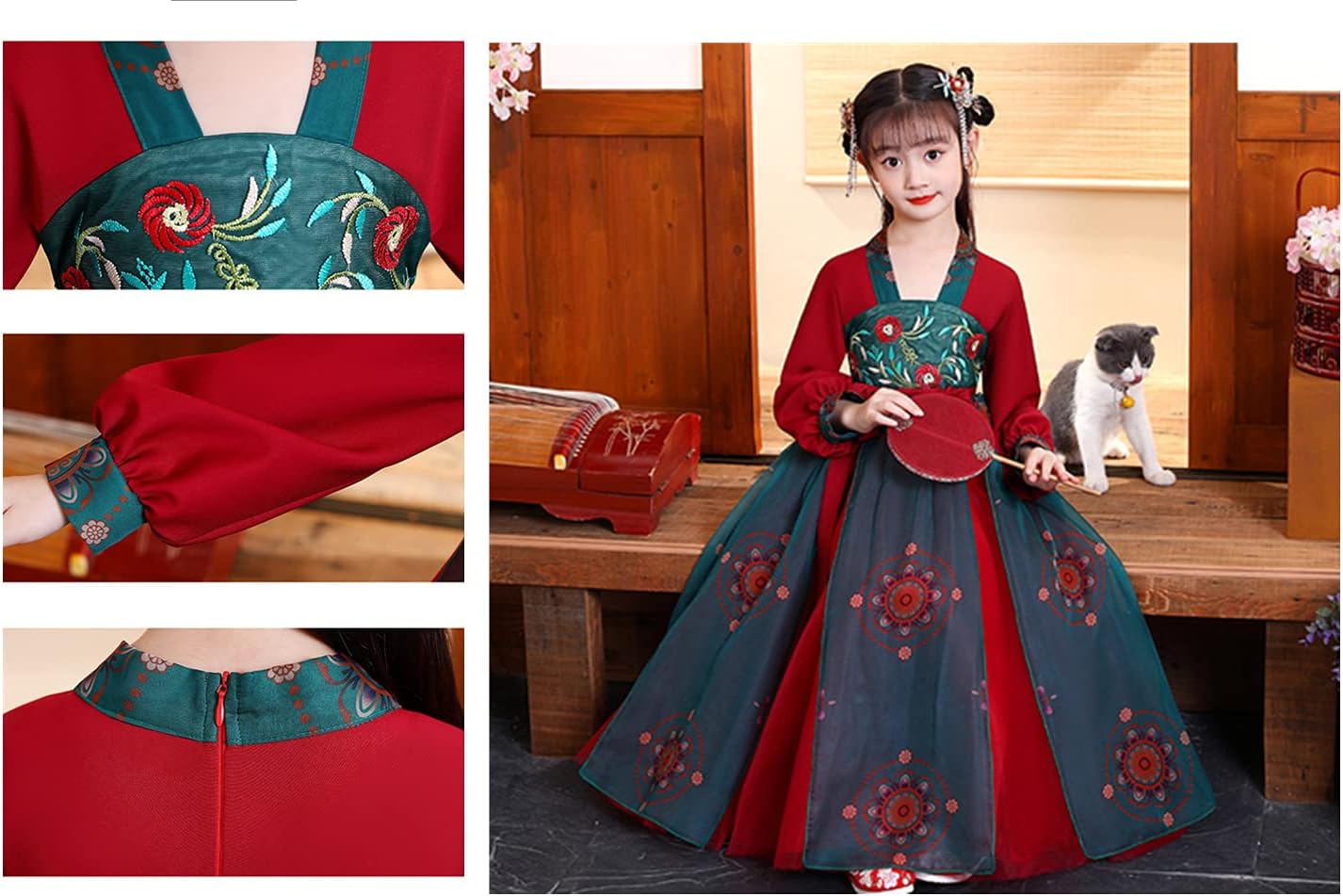 AINIFU Elegant Princess Skirts for Girls