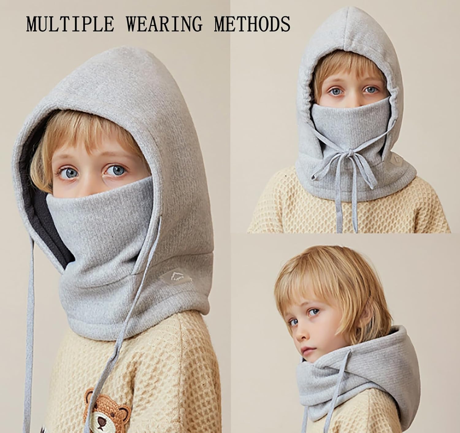 Warm Balaclava Hat for Kids