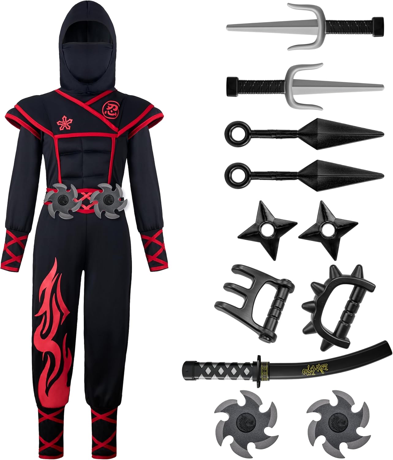 Spooktacular Kids Muscle Ninja Daily Series Costumes