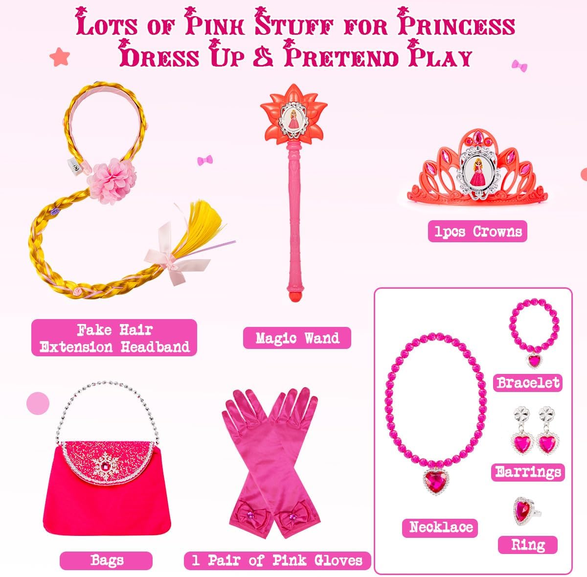 Meland - Sparkling Princess Dress Up Gown for Girls - Posh Elegant P firmware