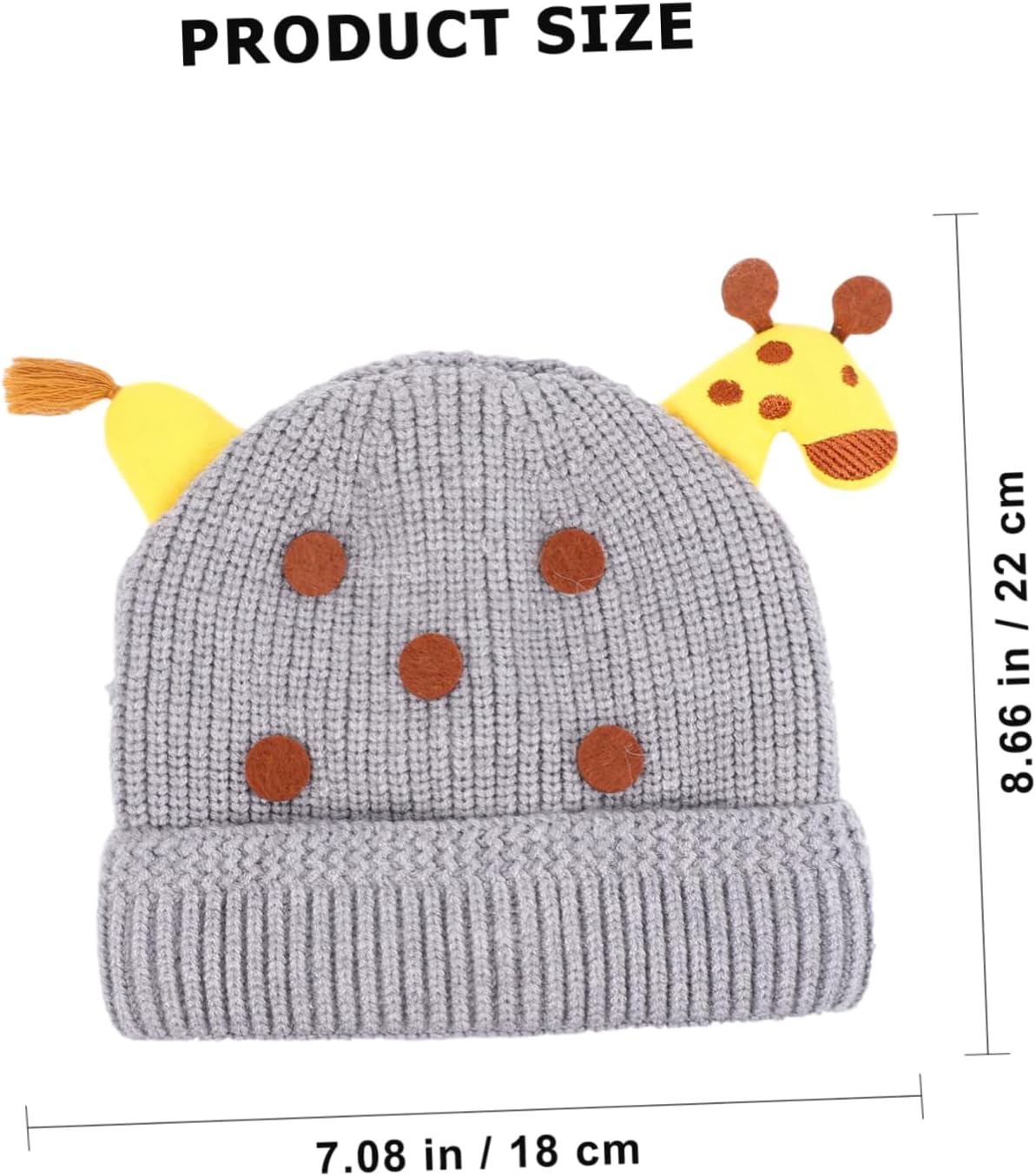 Warm wool beanie for toddlers