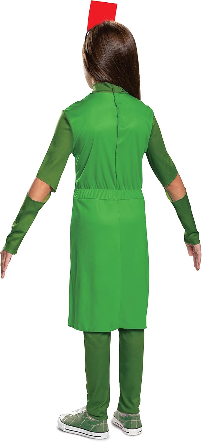 Minecraft String Spirit Creeper Girl Child Costume