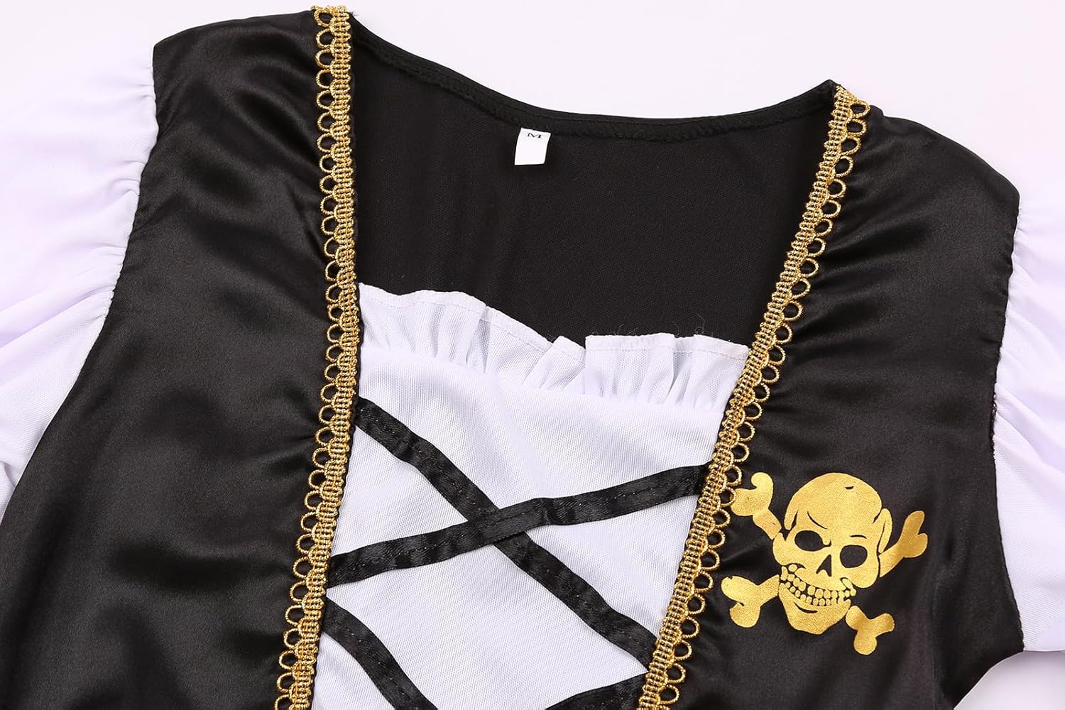 Kids Pirate Costume Girls DeluxeBuccaneer Princess Costume Dress Set for Halloween Party
