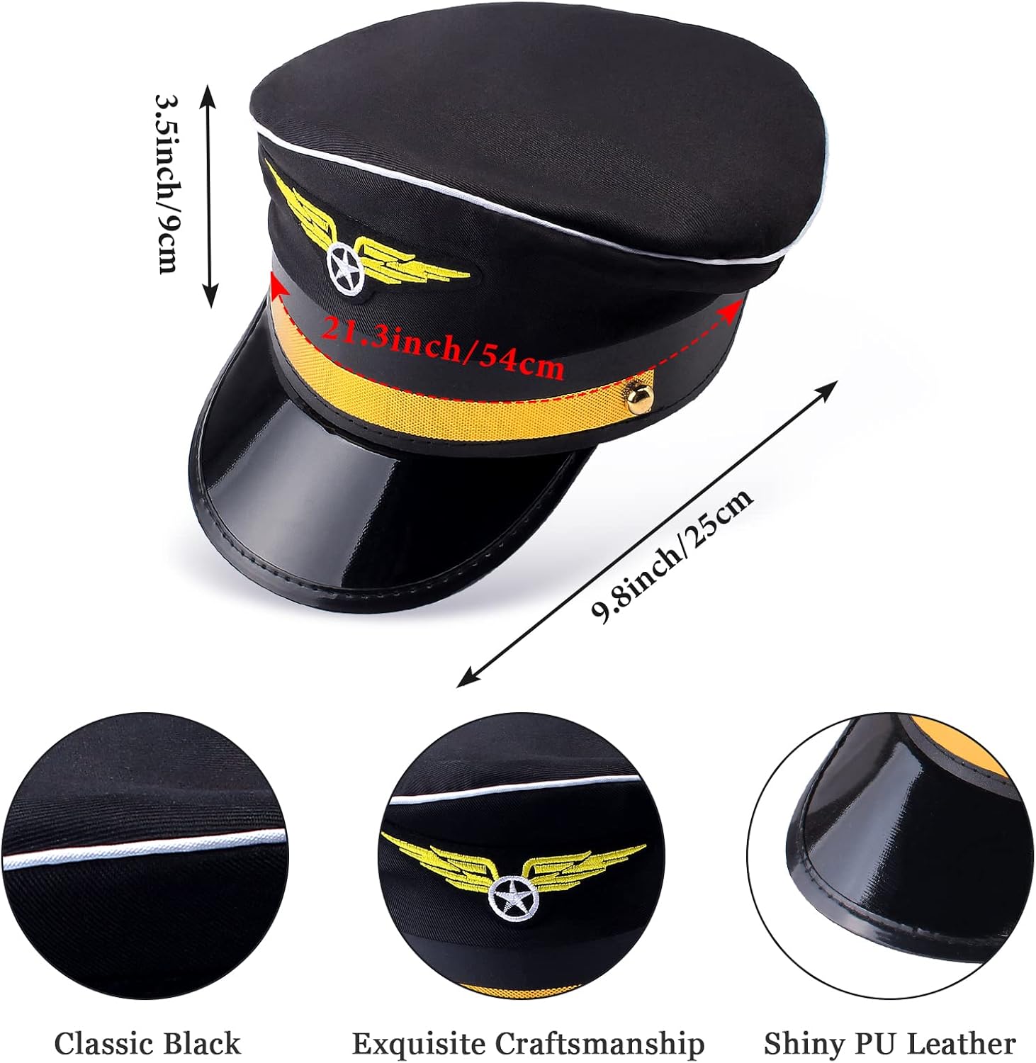 Kids Pilot Costume Accessories Set