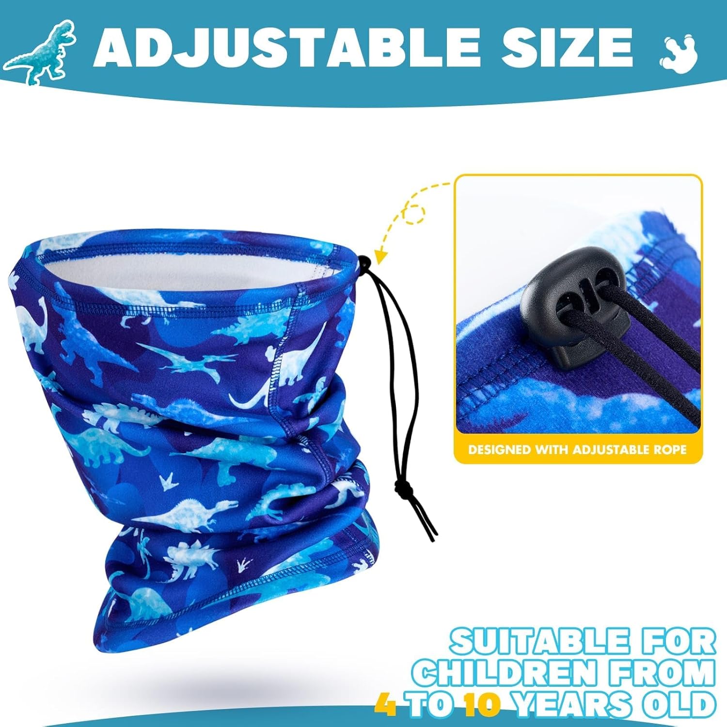 Kids Ski Mask Winter Fleece Neighborhood Heads