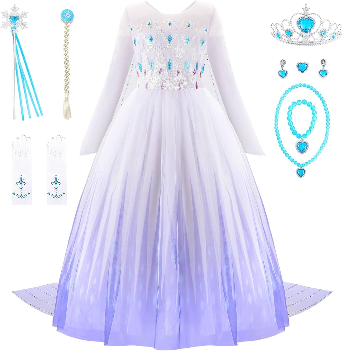 Jeroesja Princess Dress for Girls