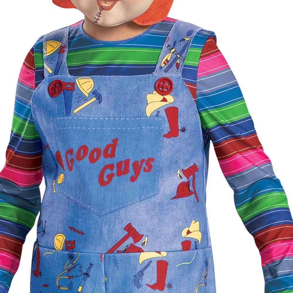 Disguise Halloween Gift Official Childs Play Chucky Costume for Kids Statement Piece