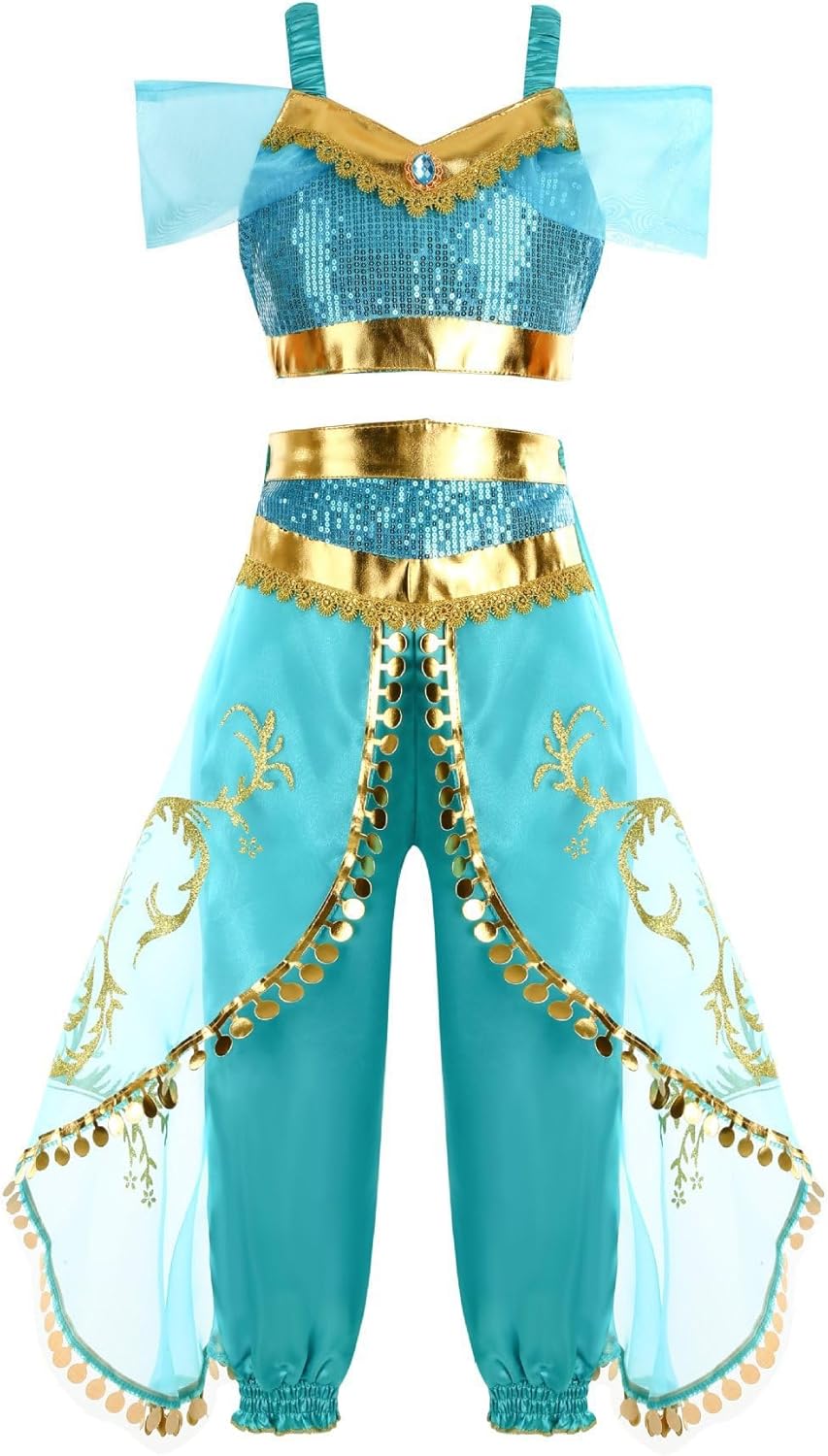 BLOOMIRO Princess Kids Halloween Costume Set