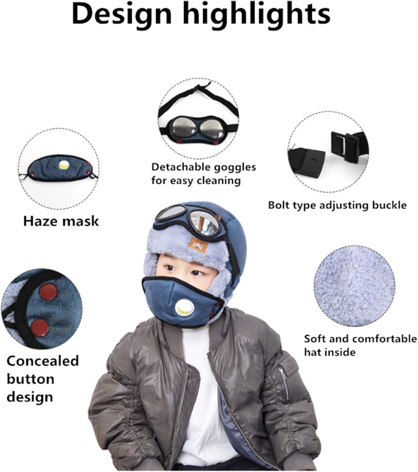 4-in-1 Winter Hat for Kids - Stay Warm and Stylish